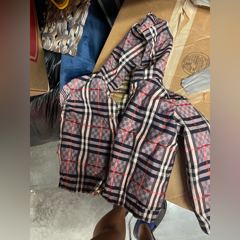 Reverse-able Burberry jacket 2T